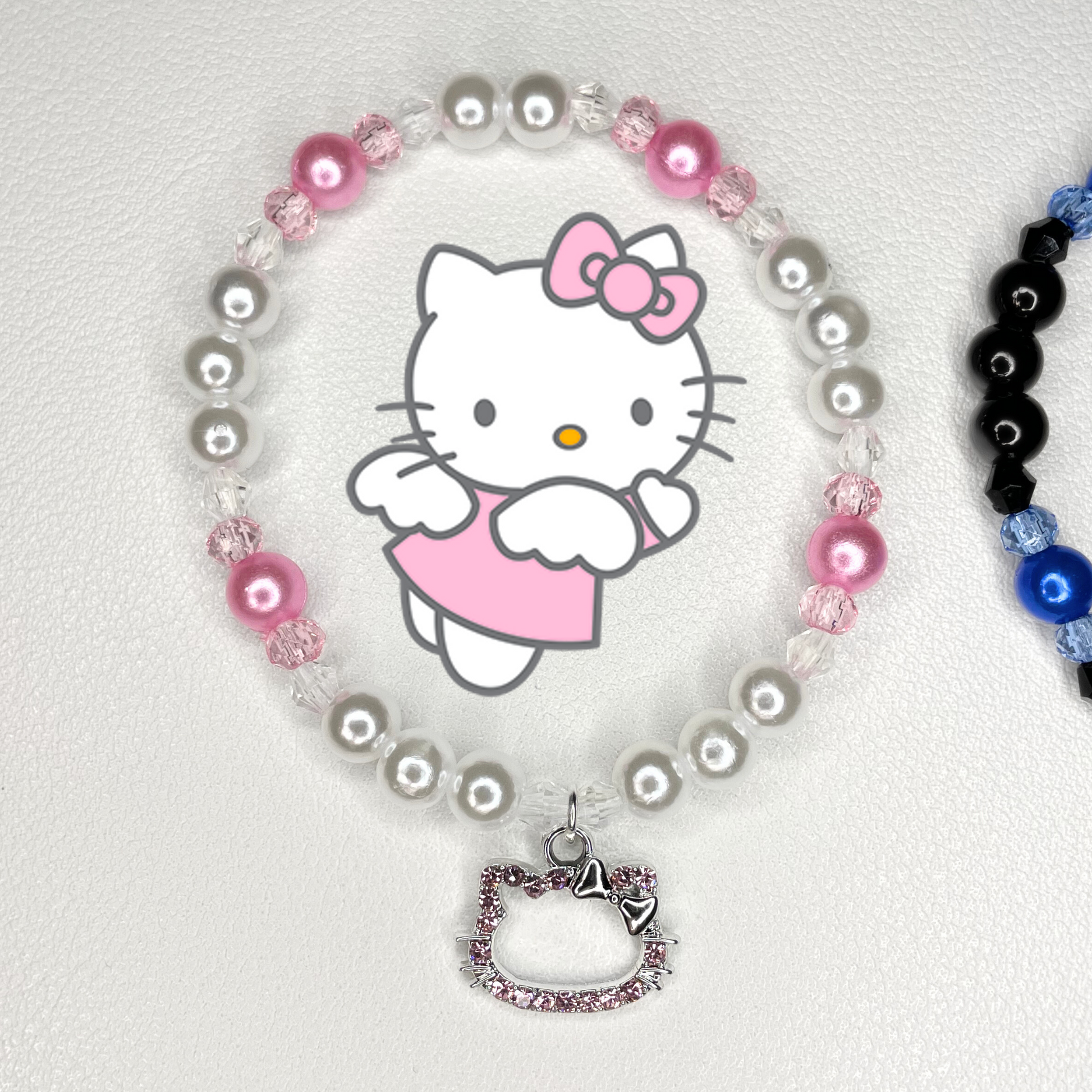 pink x blue hello kitty bracelet set – FairyCatJewelry
